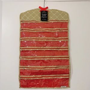 Hanging Jewelry Organizer Double Sided 42 Pockets